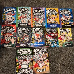 Captain Underpants Books- Lot of 12